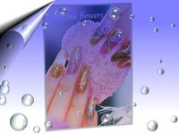 Nail Art Poster Flowers ~ Nr. A1